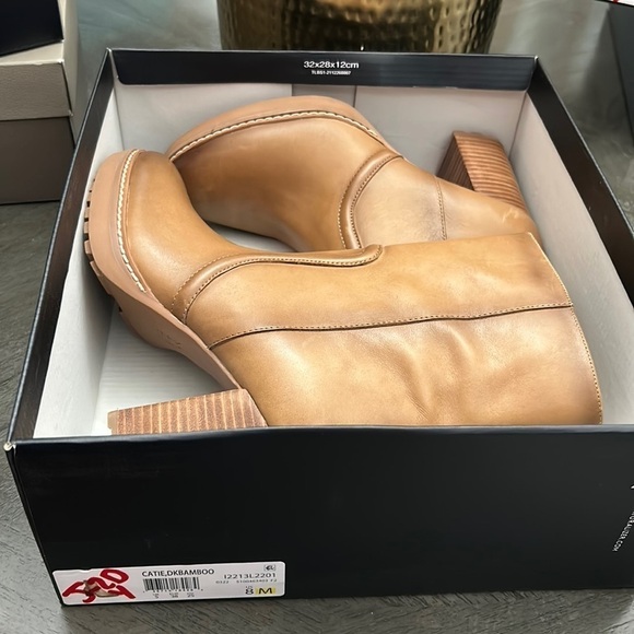 NATURALIZER CATIE WOMENS LEATHER HEELS MID-CALF BOOTS - Picture 2 of 10